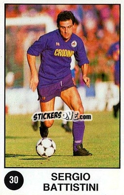 Sticker Sergio Battistini - Supersport Calciatori 1988-1989
 n. 30 - Panini