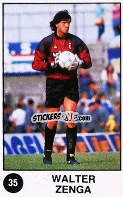 Sticker Walter Zenga - Supersport Calciatori 1988-1989
 n. 35 - Panini