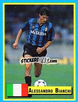 Sticker Alessandro Bianchi - Top Micro Card Calcio 1989-1990
 n. 111 - Vallardi