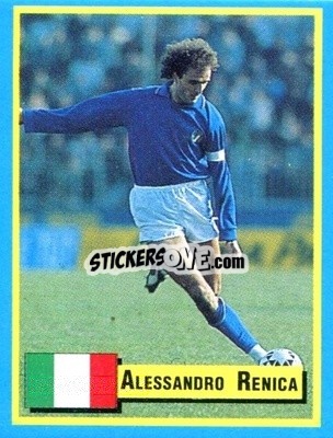 Cromo Alessandro Renica - Top Micro Card Calcio 1989-1990
 n. 24 - Vallardi