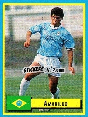 Sticker Amarildo - Top Micro Card Calcio 1989-1990
 n. 123 - Vallardi