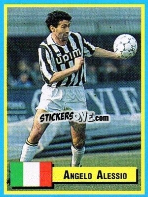 Sticker Angelo Alessio - Top Micro Card Calcio 1989-1990
 n. 115 - Vallardi