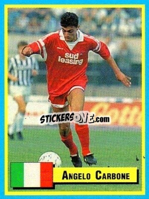 Cromo Angelo Carbone - Top Micro Card Calcio 1989-1990
 - Vallardi