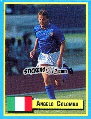 Sticker Angelo Colombo - Top Micro Card Calcio 1989-1990
 n. 25 - Vallardi