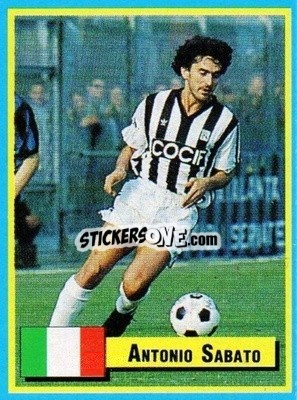 Sticker Antonio Sabato - Top Micro Card Calcio 1989-1990
 n. 49 - Vallardi