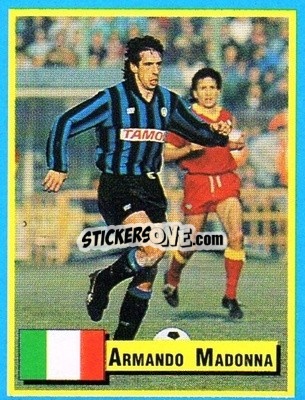 Figurina Armando Madonna - Top Micro Card Calcio 1989-1990
 - Vallardi