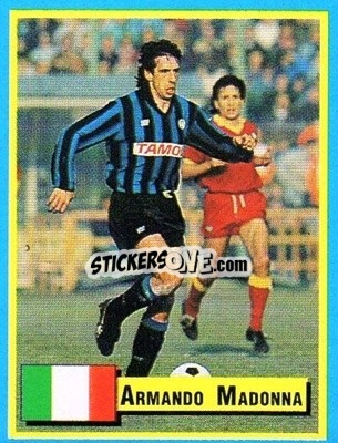 Cromo Armando Madonna - Top Micro Card Calcio 1989-1990
 n. 55 - Vallardi