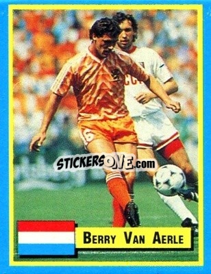 Sticker Berry van Aerle - Top Micro Card Calcio 1989-1990
 n. 38 - Vallardi