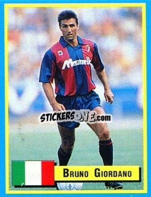 Figurina Bruno Giordano - Top Micro Card Calcio 1989-1990
 - Vallardi