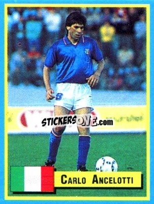 Cromo Carlo Ancelotti - Top Micro Card Calcio 1989-1990
 - Vallardi