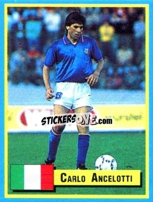 Sticker Carlo Ancelotti - Top Micro Card Calcio 1989-1990
 n. 20 - Vallardi