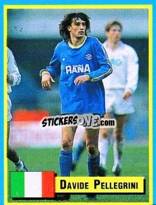 Sticker Davide Pellegrini - Top Micro Card Calcio 1989-1990
 n. 171 - Vallardi