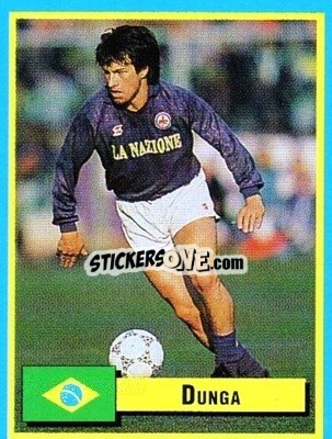 Sticker Dunga - Top Micro Card Calcio 1989-1990
 n. 92 - Vallardi