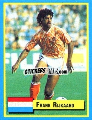 Sticker Frank Rijkaard - Top Micro Card Calcio 1989-1990
 n. 41 - Vallardi
