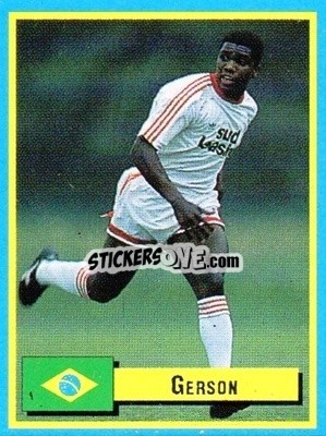 Sticker Gerson - Top Micro Card Calcio 1989-1990
 n. 65 - Vallardi