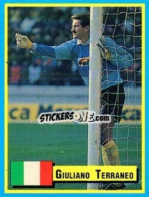 Sticker Giuliano Terraneo - Top Micro Card Calcio 1989-1990
 - Vallardi
