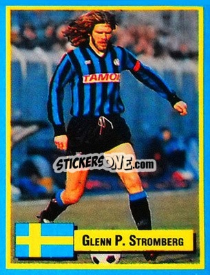 Sticker Glenn Stromberg - Top Micro Card Calcio 1989-1990
 n. 58 - Vallardi