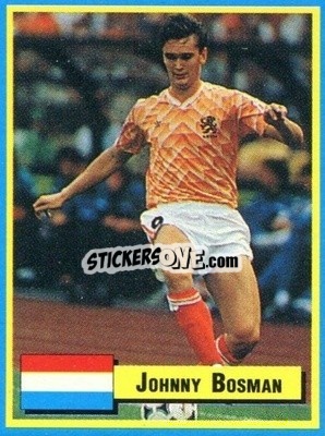 Cromo Johnny Bosman - Top Micro Card Calcio 1989-1990
 n. 46 - Vallardi