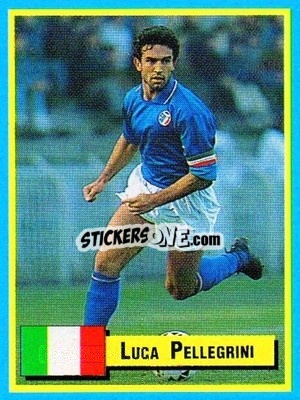 Sticker Luca Pellegrini - Top Micro Card Calcio 1989-1990
 - Vallardi