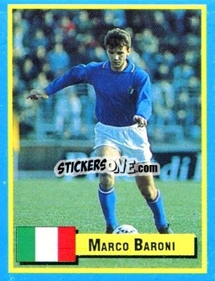 Sticker Marco Baroni - Top Micro Card Calcio 1989-1990
 n. 15 - Vallardi