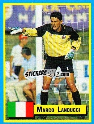 Sticker Marco Landucci - Top Micro Card Calcio 1989-1990
 - Vallardi
