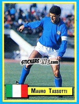 Sticker Mauro Tassotti - Top Micro Card Calcio 1989-1990
 n. 22 - Vallardi