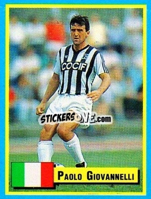 Sticker Paolo Giovannelli - Top Micro Card Calcio 1989-1990
 n. 47 - Vallardi