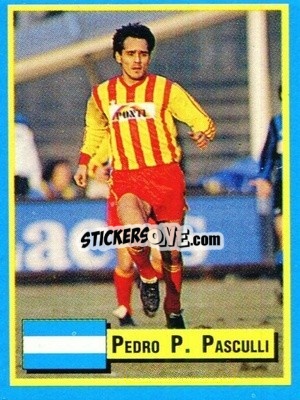 Figurina Pedro Pasculli - Top Micro Card Calcio 1989-1990
 - Vallardi