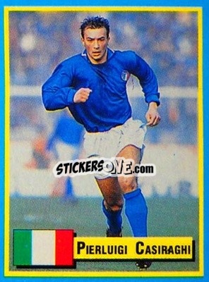 Cromo Pierluigi Casiraghi - Top Micro Card Calcio 1989-1990
 n. 10 - Vallardi