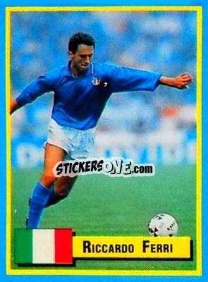 Figurina Ricardo Ferri - Top Micro Card Calcio 1989-1990
 n. 35 - Vallardi