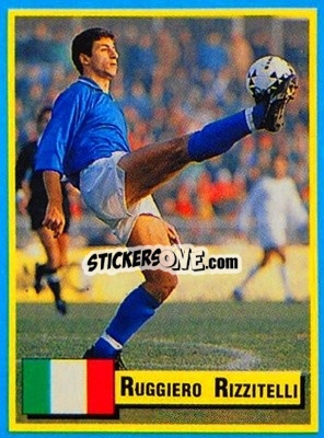 Sticker Ruggiero Rizzitelli - Top Micro Card Calcio 1989-1990
 n. 9 - Vallardi