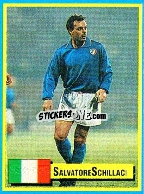 Sticker Salvatore Schillaci - Top Micro Card Calcio 1989-1990
 n. 30 - Vallardi