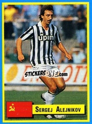 Sticker Sergej Alejnikov - Top Micro Card Calcio 1989-1990
 n. 116 - Vallardi