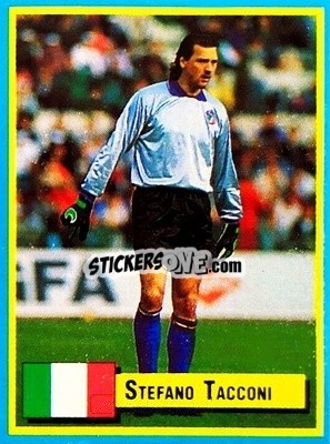Figurina Stefano Tacconi - Top Micro Card Calcio 1989-1990
 - Vallardi