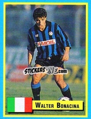 Sticker Walter Bonacina - Top Micro Card Calcio 1989-1990
 n. 60 - Vallardi