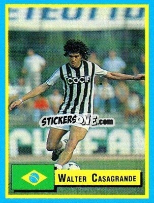 Cromo Walter Casagrande - Top Micro Card Calcio 1989-1990
 n. 51 - Vallardi