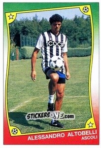 Sticker Alessandro Altobelli - Ale O-Oh! Stickers 1989-1990
 n. 3a - Panini