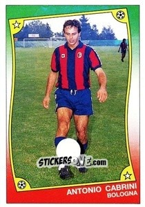 Sticker Antonio Cabrini - Ale O-Oh! Stickers 1989-1990
 n. 14 - Panini