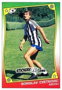 Sticker Borislav Cvetkovic - Ale O-Oh! Stickers 1989-1990
 n. 3 - Panini