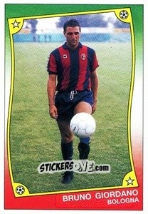 Sticker Bruno Giordano - Ale O-Oh! Stickers 1989-1990
 n. 16 - Panini