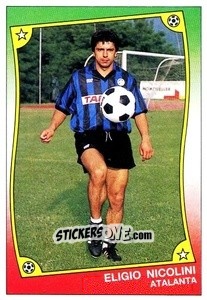 Cromo Eligio Nicolini - Ale O-Oh! Stickers 1989-1990
 n. 8 - Panini