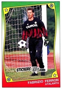 Sticker Fabrizio Ferron - Ale O-Oh! Stickers 1989-1990
 n. 7 - Panini