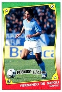 Sticker Fernando De Napoli - Ale O-Oh! Stickers 1989-1990
 n. 63a - Panini