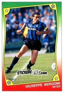 Sticker Giuseppe Bergomi - Ale O-Oh! Stickers 1989-1990
 n. 34a - Panini