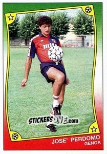Figurina José Perdomo - Ale O-Oh! Stickers 1989-1990
 n. 31 - Panini