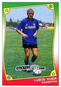 Sticker Lubos Kubik - Ale O-Oh! Stickers 1989-1990
 n. 28 - Panini