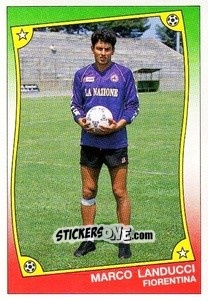 Sticker Marco Landucci - Ale O-Oh! Stickers 1989-1990
 n. 29 - Panini