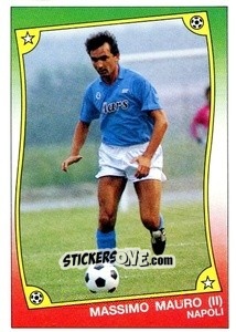 Sticker Massimo Mauro - Ale O-Oh! Stickers 1989-1990
 n. 63 - Panini