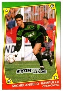 Sticker Michelangelo Rampulla - Ale O-Oh! Stickers 1989-1990
 n. 24 - Panini