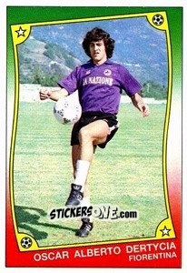 Sticker Oscar Alberto Dertycia - Ale O-Oh! Stickers 1989-1990
 n. 29a - Panini
